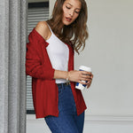 Zeagoo Women's Button Down Crochet Sweater Cardigan