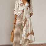 Zeagoo Boho Creative Asymmetric 2-Piece Set