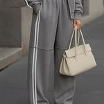 Zeagoo Casual Chic Side Stripe Tracksuit Set