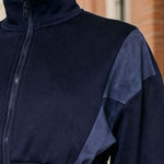 Zeagoo Athleisure Cropped Jacket Shorts Set