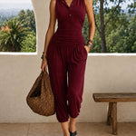 Ultra Comfort Cotton Sleeveless Top and Capri Pants Set