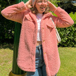 Zeagoo Button Down Winter Warm Brushed Jacket
