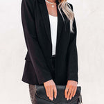 Zeagoo Women's Casual Lapel Slim Pocket Cardigan Blazer