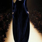 Zeagoo Women's Casual Loose Fit Velvet Maxi Dress