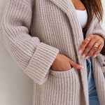 Zeagoo Women's Classic Thick Open Front Knit Cardigan