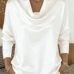 Zeagoo Elegant Long Sleeve Satin Blouse for Women Elegant Office Work Dressy 2026 | Under $40