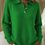 Zeagoo Classic Long Sleeve Knit Polo Shirt