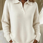 Zeagoo Classic Long Sleeve Knit Polo Shirt