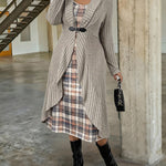 Zeagoo Elegant Knit Cardigan Dress Matching Set for Women Casual Summer Vacation 2026