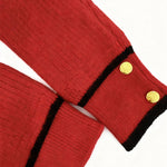 Zeagoo Casual Colorblock Crop Polo Sweater