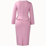 Zeagoo Elegant 3D Floral Bodycon Pencil Dress for Women Casual Summer Vacation 2026