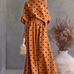 Women's One Shoulder Top And Wide Leg Pants Set