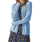 Zeagoo Women's Button Down Crochet Sweater Cardigan