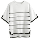 Zeagoo Knit Short Sleeve Tops
