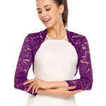Zeagoo Women's Bolero Shrugs Crochet Lace Open Cardigan