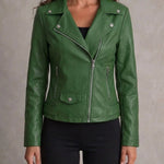 Ana - Durable and elegant leather jacket