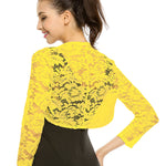 Zeagoo Women's Bolero Shrugs Crochet Lace Open Cardigan