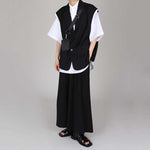 Casual Thin Sleeveless Suit Jacket Draped Loose Pants Two-piece Set