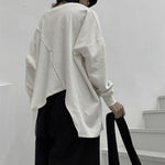 Irregular Long-sleeved Sweatshirt