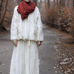 Double-sided Mulberry Silk Cotton Lace-up New Chinese-style Cotton Coat