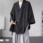 Zen-inspired Tie-up Three-quarter Sleeve Shirt