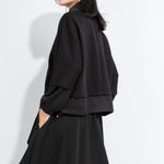 Fake Two-piece Stand-up Collar Casual Sweatshirt