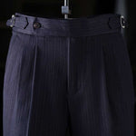 Vintage Paris Button Drape Business Pants