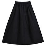 Black Bud A-line Skirt