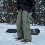 Winter Outdoor Down-filled Warm Windproof Waterproof Ski Pants