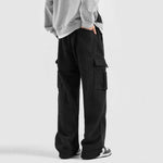 Warm Corduroy Straight-leg Trousers