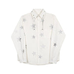 Starry Sky Print Loose-Fit Shirt