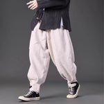 Thickened Faux Lamb Wool Loose Casual Harem Pants