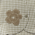 Women's Floral Patchwork Curved Hem Long-sleeved Shirt