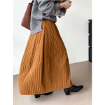 High-waisted Flower Bud Lantern Skirt