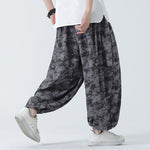Loose Zen Embroidered Wide Leg Pants