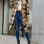 Zeagoo Button Down Plaid Classic Long Shirt Jacket