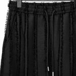 Striped Fringed Casual Pants