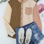 Zeagoo Plaid Colorblock Buttons Long Sleeve Shirt for Women Casual Loose Business Casual 2026 | Under $40