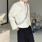 Stand Collar Wool Casual Work Jacket