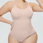 Zeagoo Bodysuit Tummy Control Shapewear Seamless Carved Thong Body Shaper Tank Top