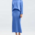 Zeagoo Women's Casual Loose Fashion Long Skirt Two-piece Set