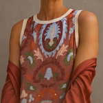 Danielle | Printed maxi dress and matching cardigan