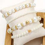 Camille™ | Beaded and Heart Bracelet Set