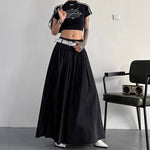 French Casual Loose Floor-length Skirt