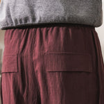Lyocell Cooling Draped Loose Casual Pants