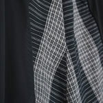 Striped Irregular Wide-leg Pants