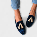 Capucine™ | Vintage Fringe Loafers