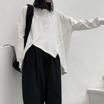 Irregular Long-sleeved Sweatshirt