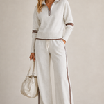 Serena | Zip-Up Sweater Set