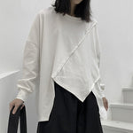 Irregular Long-sleeved Sweatshirt